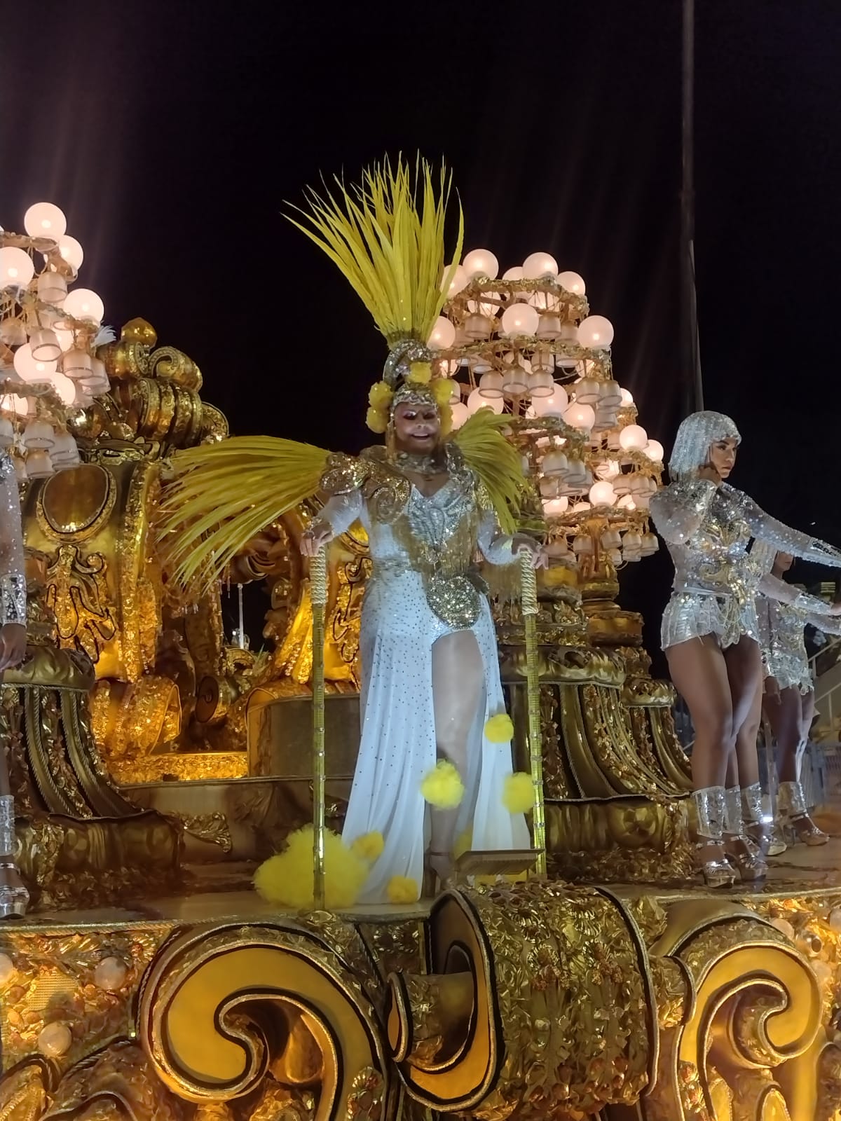 Imperatriz Leopoldinense abre primeiro dia de desfile na Sapucaí